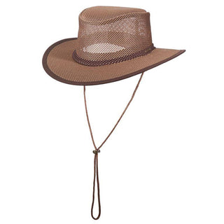 Stetson Mesh Covered Nylon Safari Gambler Hat