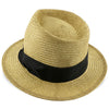 Midnight Luxe - Walrus Hats Sisal Straw Fedora Hat w/ Band