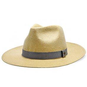 Big Catch - Walrus Hats Natural Paper Braid Straw Fedora Hat w/ Band