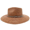 South Beach - Walrus Hats Natural Raffia Straw Fedora Hat