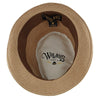 Sandbar - Walrus Hats Paper Braid Straw Fedora Hat w/ Grey Band