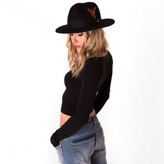 Empire - Walrus Hats Grey Wool Felt Fedora Hat - H7001