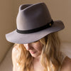 Endeavour - Walrus Hats Grey Wool Felt Fedora Hat - H7007