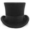 Mad Hatter - Walrus Hats Wool Felt 6 in. Height Victorian Top Hat - H7020