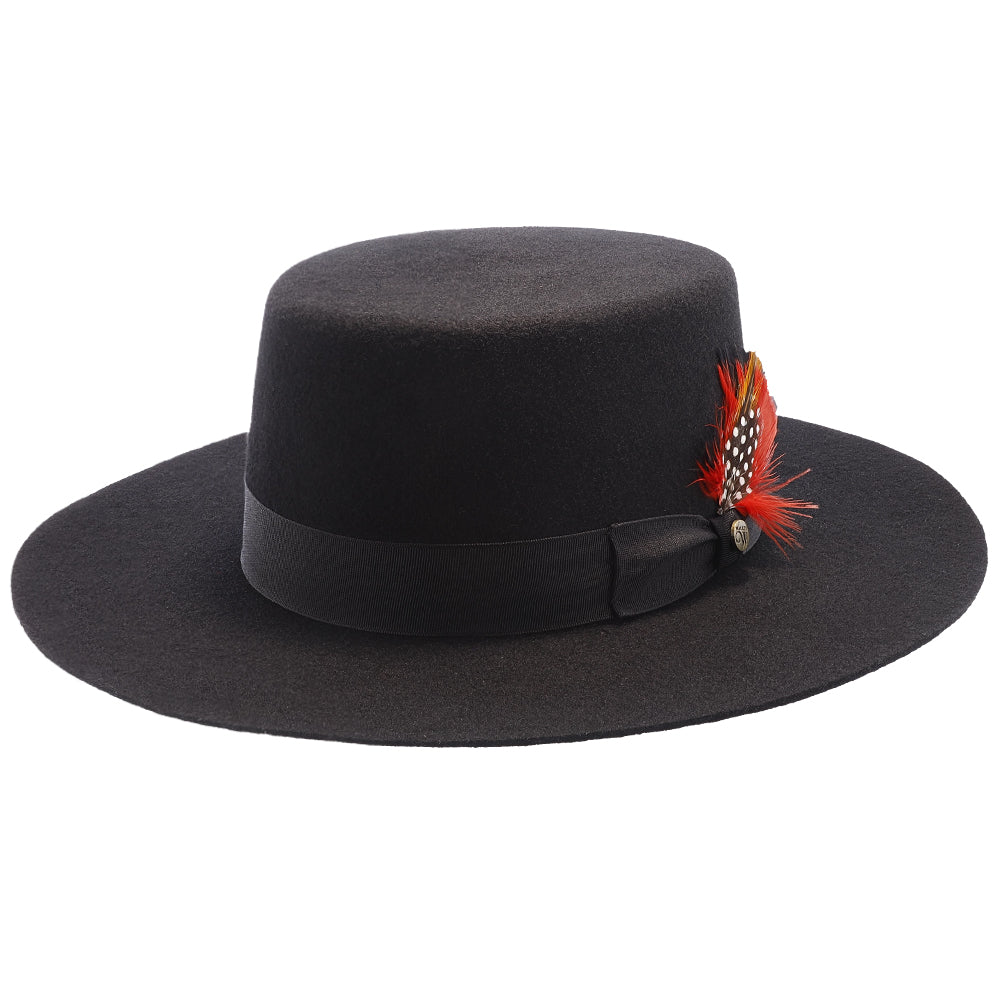 George Men’s Herringbone Fedora Hat