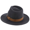 Jetsetter - Walrus Hats Grey Center Dent Wool Felt Fedora Hat