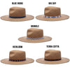 Walrus Hats Castle Brown w/ Western Bands Wool Fedora Hat