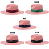 Satin Hat Band - 3-Pleat with 2-End Hooks