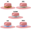 Satin Hat Band - 3-Pleat with 2-End Hooks