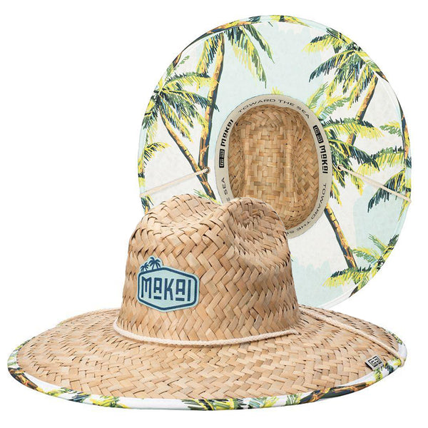 Whispering Palm - Makai Rush Straw Lifeguard Hat