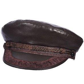 Leather sale fisherman cap