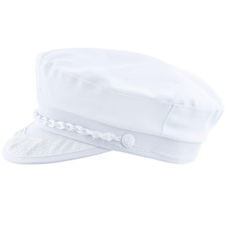Aegean Greek Fisherman Pallas - Aegean AEG101 White Cotton Greek Fisherman Hat