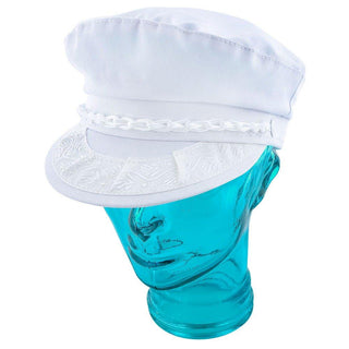 Aegean Greek Fisherman Pallas - Aegean AEG101 White Cotton Greek Fisherman Hat