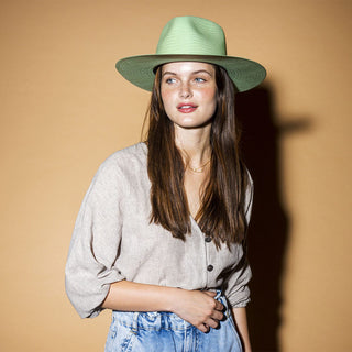 Geraldine - Betmar Paper Straw Fedora Hat