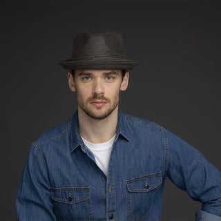 Billy - Bailey Poly Braid Toyo Straw Trilby Hat