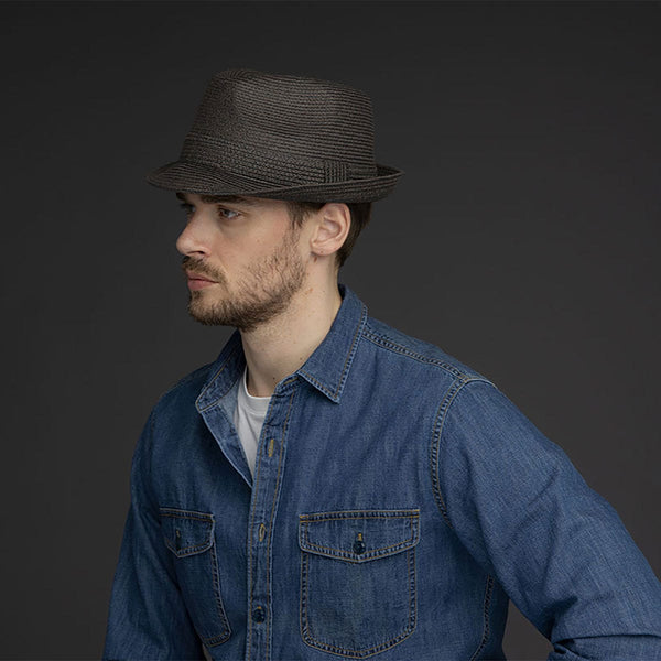 Billy Braid Billy - Bailey Poly Braid Toyo Straw Trilby Hat – Fashionable Hats