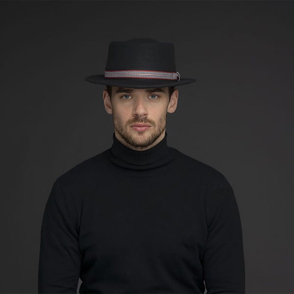 Bailey of Hollywood Cappello Fedora Trilby Hooper Intrecciato, Carbone, S Uomo Bailey of Hollywood Cappello Fedora Trilby Hooper Intrecciato, Carbone, S Uomo