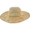 Callanan Wide Brim Cabana - Callanan CR204 Pearl Crocheted Raffia Big Brim Hat