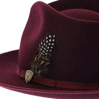 Dobbs Fedora Delavan B - Dobbs Wool Felt Fedora Hat