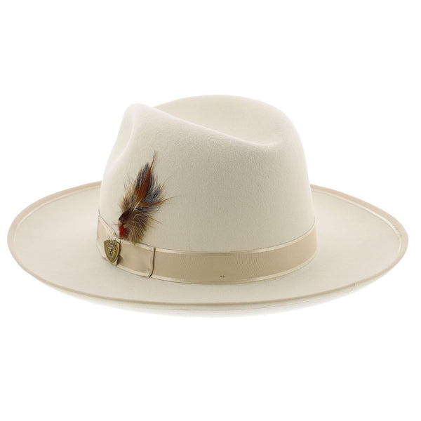 Dobbs 100% Wool Felt 'Fox' Hat in Cordovan