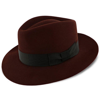 Dobbs Fedora Egan - Dobbs Navy Fur Felt Fedora Hat