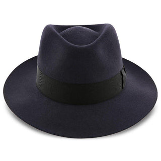 Dobbs Fedora Egan - Dobbs Navy Fur Felt Fedora Hat