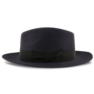 Dobbs Fedora Egan - Dobbs Navy Fur Felt Fedora Hat