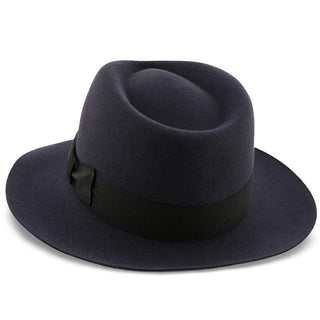 Dobbs Fedora Egan - Dobbs Navy Fur Felt Fedora Hat
