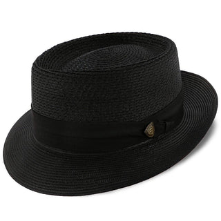 Dobbs Porkpie Bishop - Dobbs Straw Porkpie Hat - DSBISH
