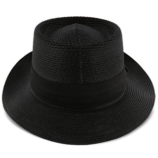 Dobbs Porkpie Bishop - Dobbs Straw Porkpie Hat - DSBISH