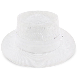 Dobbs Porkpie Bishop - Dobbs Straw Porkpie Hat - DSBISH