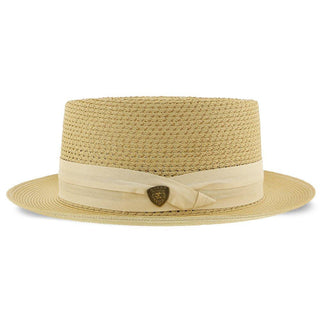 Dobbs Porkpie Bishop - Dobbs Straw Porkpie Hat - DSBISH