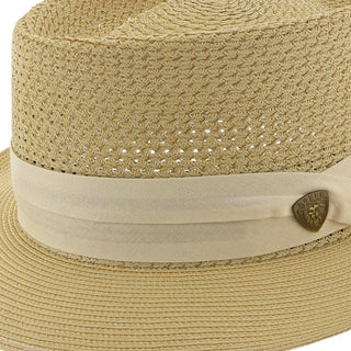 Dobbs Porkpie Bishop - Dobbs Straw Porkpie Hat - DSBISH