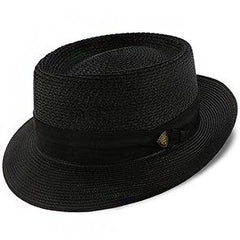 Dobbs Porkpie Bishop - Dobbs Straw Porkpie Hat - DSBISH