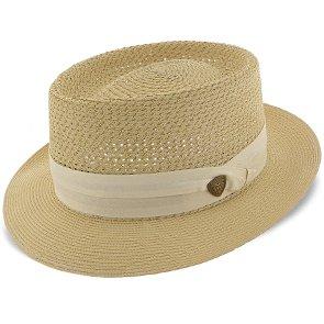 Dobbs Porkpie Bishop - Dobbs Straw Porkpie Hat - DSBISH