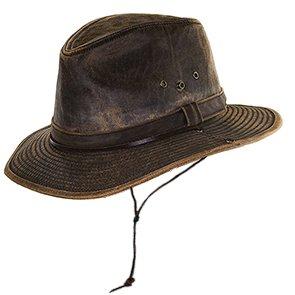 Dorfman Pacific Outback Mount Rainier - DPC MC254 Brown Weathered Cotton Outback Aussie Hat
