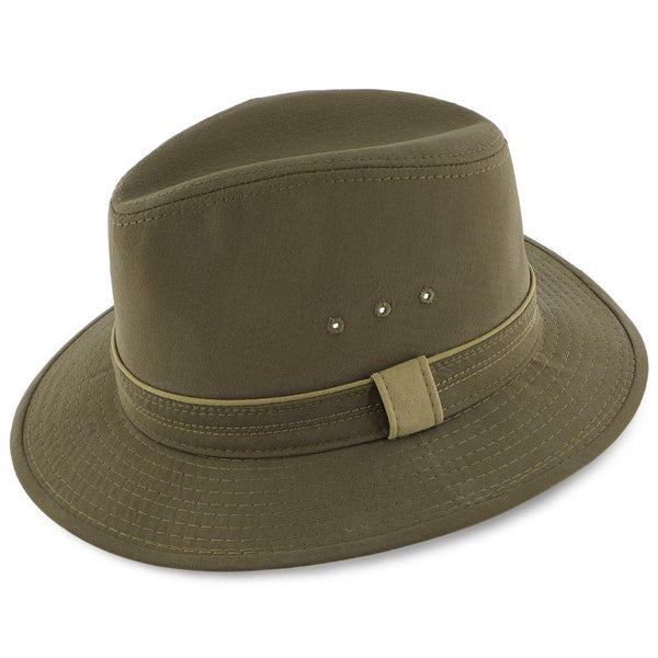 Dorfman Pacific Twill Safari Hat Khaki Medium