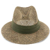 Dorfman Pacific Safari Portland - H-MS3 - Dorfman Pacific 100% Seagrass Straw Fedora Hat