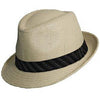 Dorfman Pacific Trilby Central - DPC MS177 Sand Matte Toyo Fedora Hat