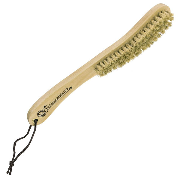 Fashionable Hats Accessory Hat Brush - Natural Soft Tan Bristles for Wool and Fur