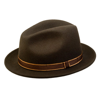 Clooney - Country Gentleman Wool Fedora Hat