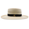 San Juan - Dobbs Vented Shantung Straw Fedora Hat