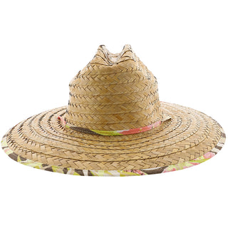 Palm Island - Natural Buri Braid Lifeguard Wide Brim Hat