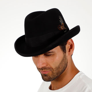 Valerio - Stacy Adams Royal Wool Felt Homburg Hat