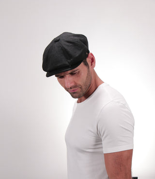 Shelby - Walrus Hat Wool Blend 8 Panel Newsboy Cap