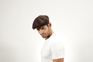 Shelby - Walrus Hat Wool Blend 8 Panel Newsboy Cap