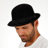The Legend - Walrus Hats Black Wool Felt Bowler Hat - H7003