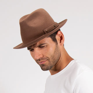 Journey - Walrus Hats Wool Felt Fedora Crushable Hat - H7009