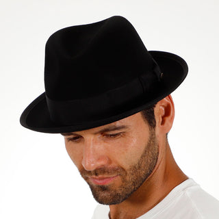 Layover - Walrus Hats Center Dent Wool Felt Fedora Hat