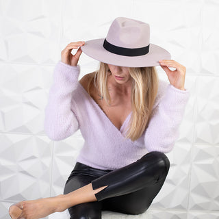 Capri - Walrus Hats Wide Brim Wool Felt Fedora Hat